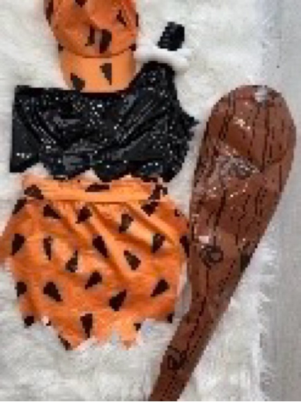 4-Piece Patent Bedrock Baddie Costume – Women’s Medium – Flintstones Inspired - Picture 4 of 4